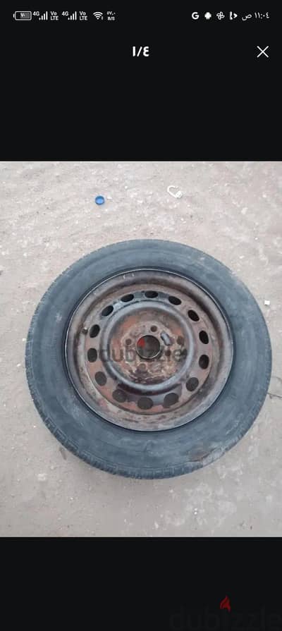جنط وكاوتش لانسر بومه مقاس 14