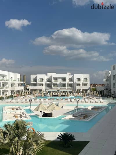 Fully Finished Chalet for Sale with AC'S – Sea View on Crystal Lagoon, Azha North Coast, Ras El Hekma