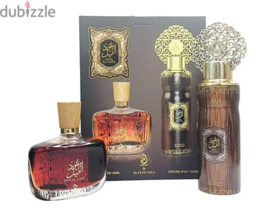 طقم عطر وبخاخ جسم عود الليل - قطعتين