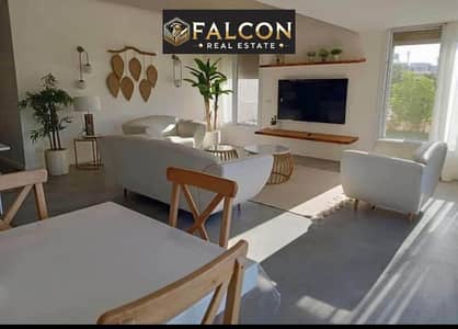 Chalet for sale, 95 m + private Jordan, fully finished (immediate receipt) on the North Coast   Panorama of the sea view