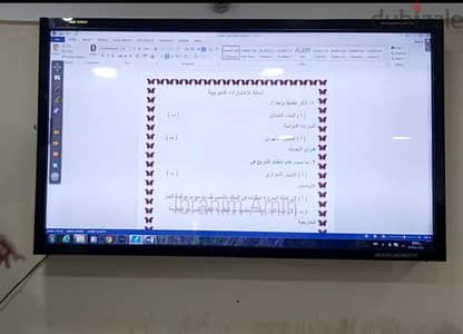 شاشة تفاعلية تاتش سكرين أندرويد & ويندوز تصلح لكافة الاستخدامات