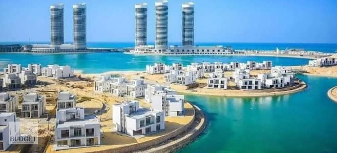 دبل فيو علي البحر في Mazarine | شاليه متشطب استلام فوري العلمين الساحل الشمالي
