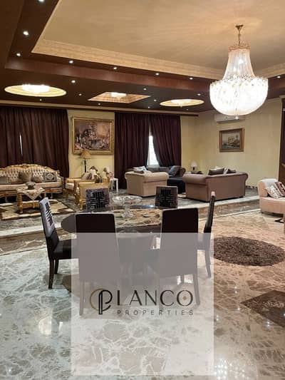 Elevated ground floor apartment with the space of a villa, ultra super luxe in Palm Compound - First Settlement