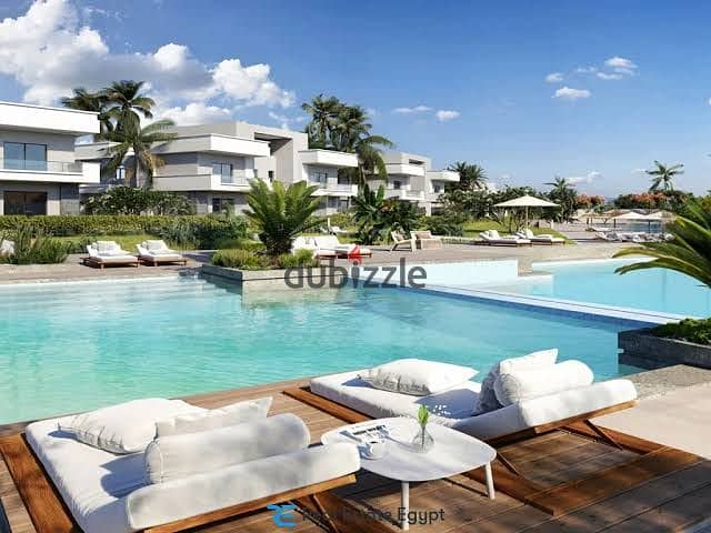 Lowest price fully finished chalet with garden direct on swimming pool for resale at Gaia, North Coast 0 Lowest price fully finished chalet with garden direct on swimming pool for resale at Gaia, North Coast 0