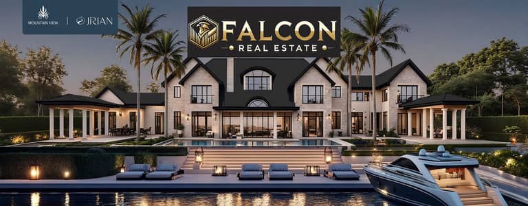 بخصم 35% امتلك قصر فاخر متشطب باكامل Super Luxurious HighEnd و بشاطي و مرسي يخت خاص علي النيل من ماونتن فيو في جيريان الشيخ زايد  - Jerian New Zayed