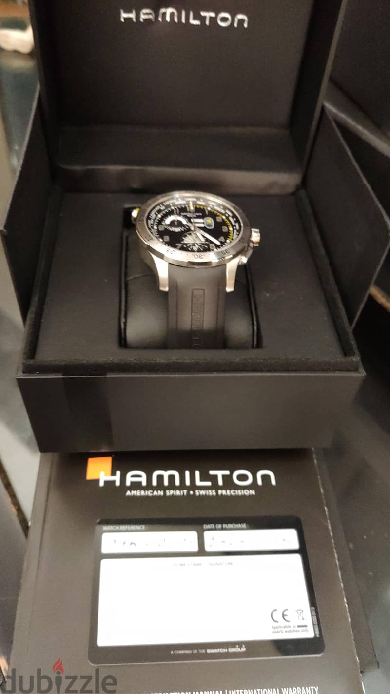 Hamilton Worldtimer Chronograph Black Dial Men's Watch 2