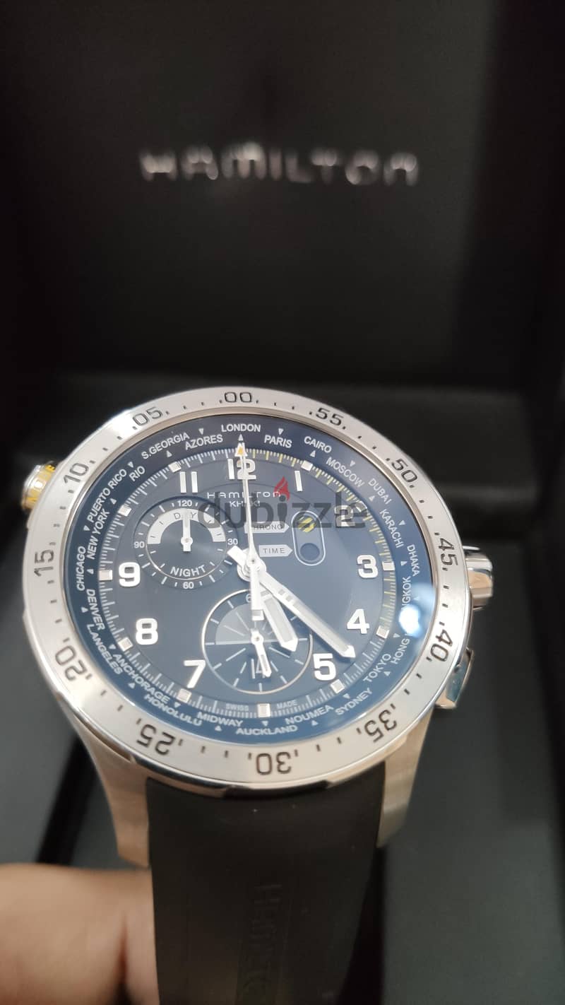 Hamilton Worldtimer Chronograph Black Dial Men's Watch 8