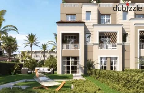 Townhouse with a distinctive layout and size overlooking the lake in Butterfly Mostakbal City, next to Palm Hills