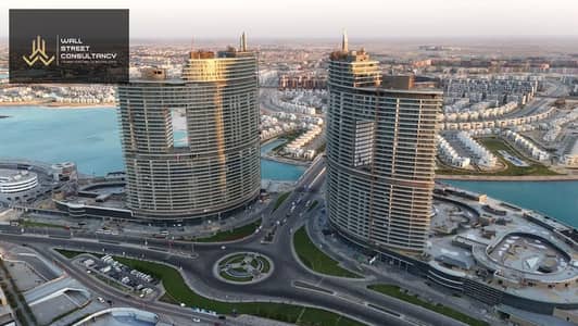 للبيع شالية متشطب بالكامل استلام فورى فى ابراج العالمين
