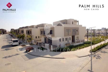 DELIVERY NOW VILLA FOR SALE IN PALM HILLS NEW CAIRO INSTALLMENT UP TO 8 YEARS