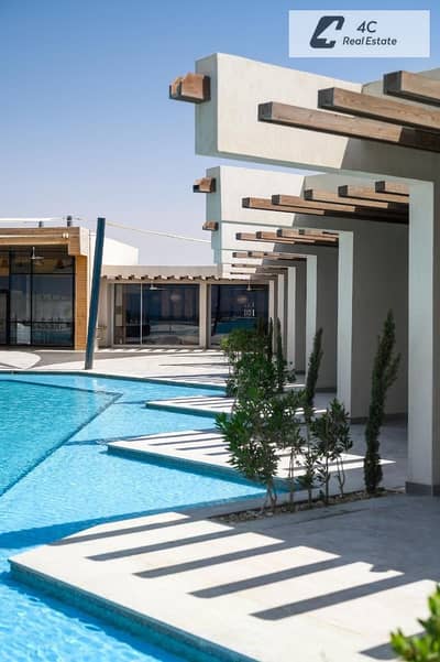 باقل من سعر الشركه شاليه ريسيل في دايركشن وايت رأس الحكمة-prime location بتقسيمه مميزة بمقدم و تكمله اقساط بدون فوايد