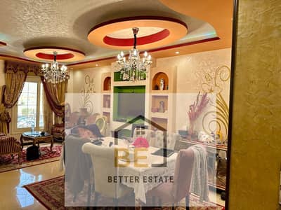 Luxury apartment for rent furnished in Compound Al-Nakheel - First Settlement