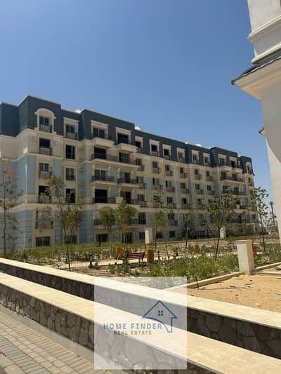 شقة أرضي بجاردن دبل فيس للبيع في ماونتن فيو آي سيتي التجمع – MV Park | 160م + جاردن 103م | على اللاجون