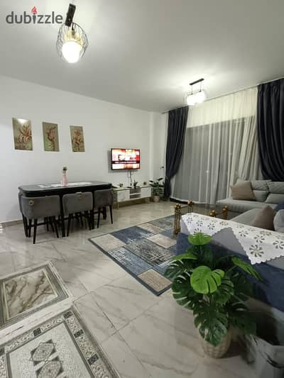 Furnished apartment for rent in Madinaty, ultra super lux finishing, 100 sqm.