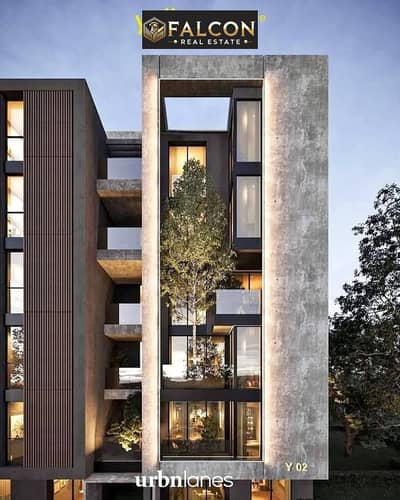 Apartment (nearest receipt in Fifth Settlement) for sale in Yellow Residence Compound, Fifth Settlement, on Old Suez Road, minutes from the American U