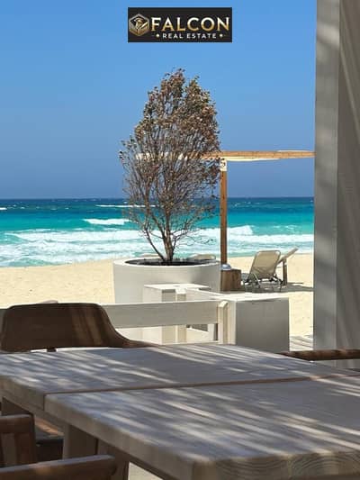 شاليه 3 غرف ماستر SEA VIEW 100% متشطب ف الماظه باي تقسيط