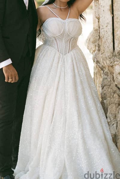handmade wedding dress