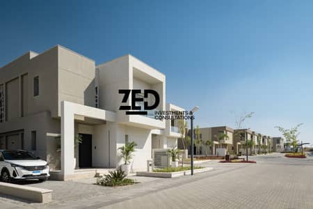 The lowest installment for a villa for sale independent of a 294-meter delivery is immediate 5 rooms in Badya Palm Hills 6th of October type K the best layout in the project badya palm hills october