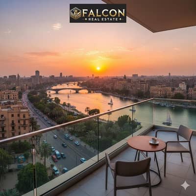 Apartment for sale with an annual return of 3,811,400 / Nile view / Ultra modern finishing with furniture in Maadi