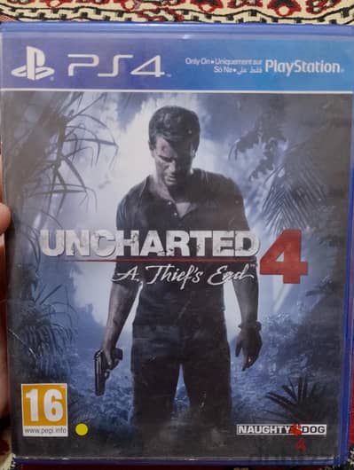 العاب بلايستيشن 4 Uncharted 4 حالة ممتازة