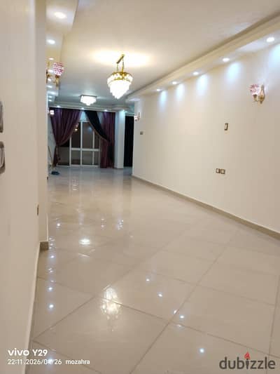 Apartment for sale, area of ​​160 square meters, super luxurious finishing, in Zahraa, Nasr City, Al-Ahaly Buildings