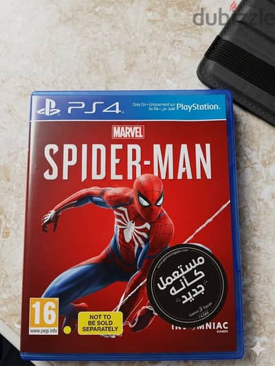 سبايدر مان مارفل ps4 شبه جديده مستعمله أقل من شهر