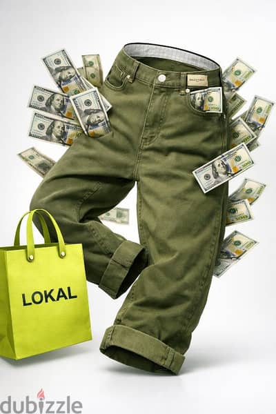 لمدة ٢٤ ساعة عرض على آخر قطعه البنطلون البوى فريند من براند LOKAL