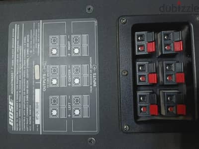 bose 2 cubes with small subwoofer