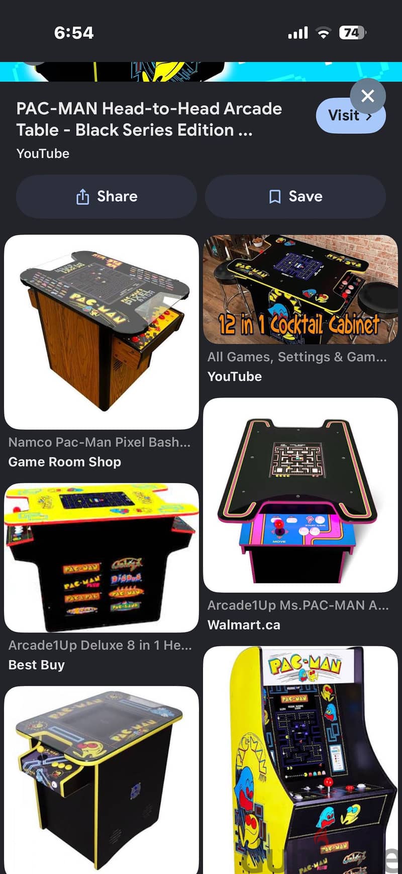 Arcade table 2 player 12 game 3