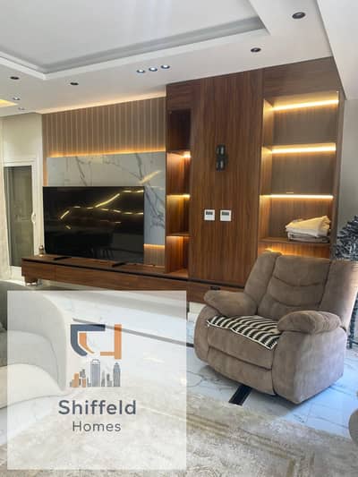 Luxurious Duplex with Garden biggest land 277m (4 bedrooms) fully furnished For Rent at Hyde park New cairo Beside Mivida and Auc at Golden Sqaure