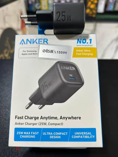 anker 25 wat charger شاحن انكر 25 وات