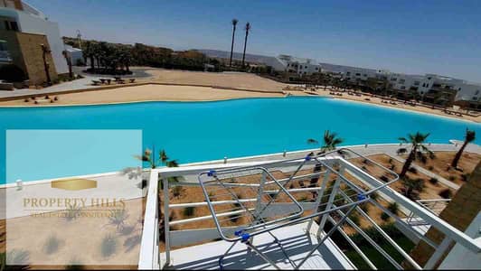 شاليه sea view في سوان ليك الجونه fully finished من حسن علام