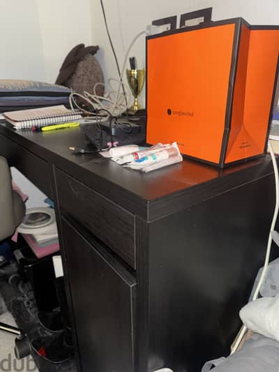 Ikea desk with storage