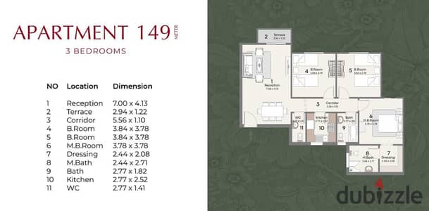 A great deal on a 3-bedroom apartment near the Egyptian Parliament for sale in the capital, including a free garage, with installments of only 37,000