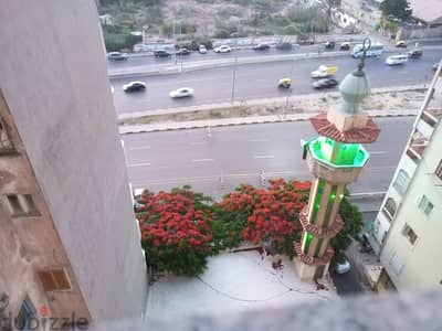 شقة مفروشة للايجار علي محور المحمودية وسط البلد قريبة من فاروس