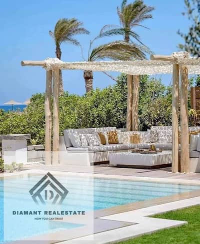 شاليه للبيع خطوتين للبحر فيو 100% متشطب VIP في اوجامي سوديك بجوار ماونتن فيو ولافيستا وجون سوديك