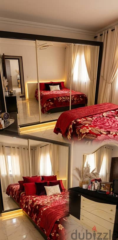 غرفه نوم عموله خشب زان استعمال بسيط