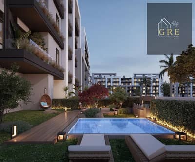 Own your apartment now in Lacolina Compound from Capital Hills with the best panoramic view of the landscape and green spaces and water features with flexible payment systems for up to 12 years