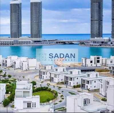 شاليه دابل فيو بمقدم 10% بالتقسيط علي اطول فترة سداد علي ابراج العلمين الساحل الشمالي