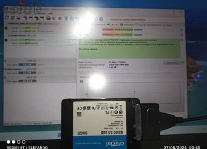 هارد اس اس دى كروشيل ٥٠٠ جيجا hd ssd 500g