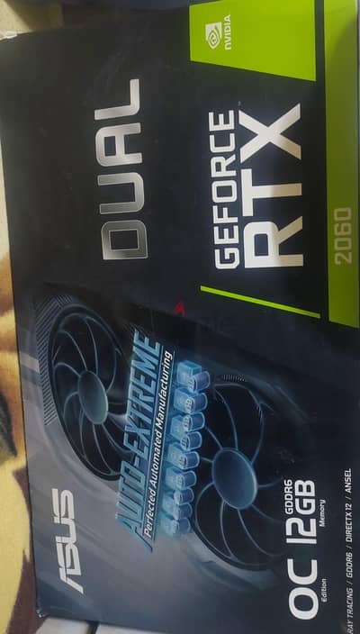 كارت شاشة asus rtx 2060 12gb oc edition