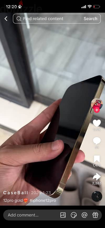 Gold iPhone 12 Pro