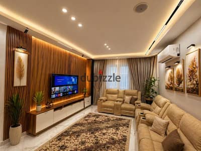 شقة للبيع فى مدينى تشطيب الترا سوبر لوكس مساحة 133م