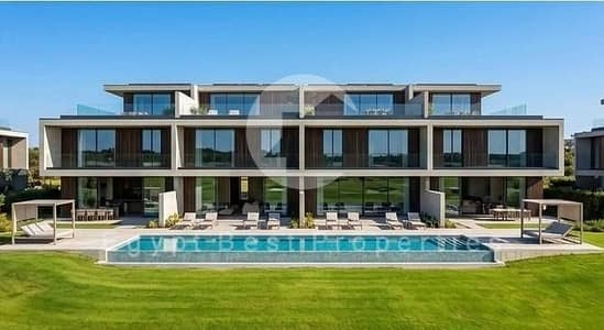 تاون هاوس كورنر بمقدم 5% بأطلالة مباشرة علي الجولف - سيتي جيت التجمع الخامس - فيلات للبيع بأقل سعر واعلي جودة