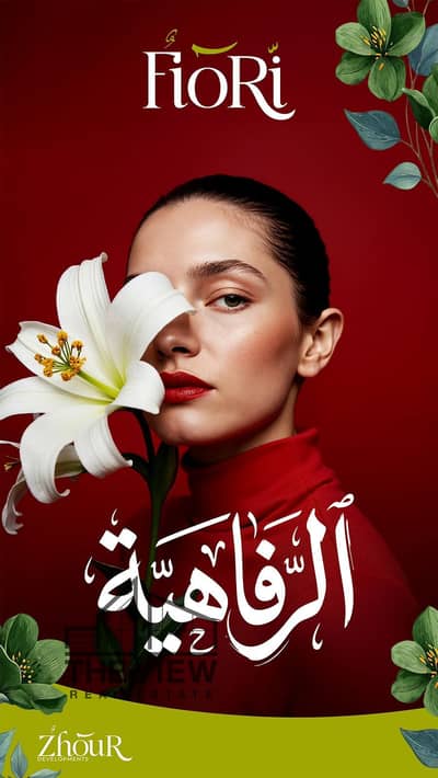 شقة للبيع في Fiori بأقل مقدم وتقسيط 8 سنين على الدائري الأوسطي