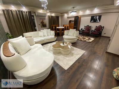 A distinctive furnished apartment of 183 square meters for rent in Group 116, Al Rehab, near main roads and services.
