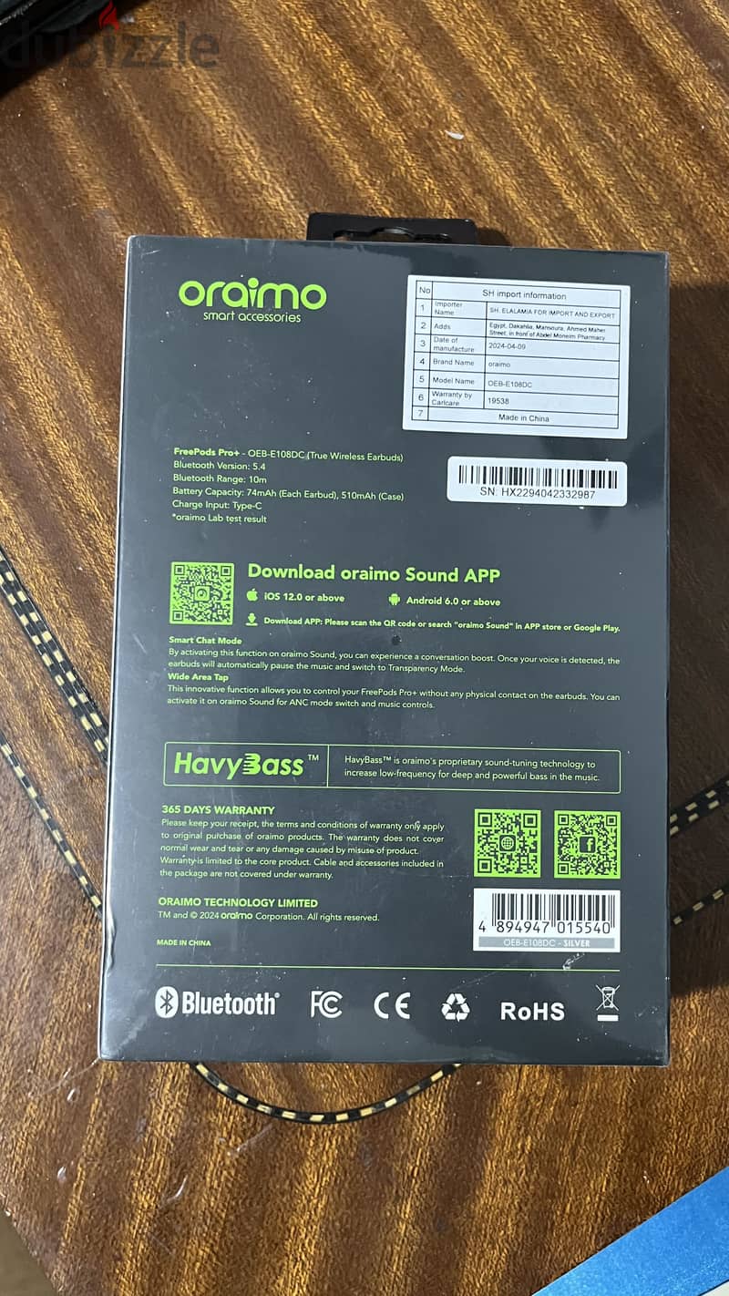 Oraimo Freepods pro+ 4