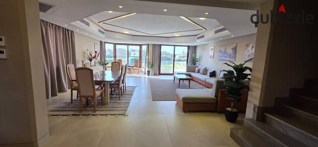 Twin Villa fully furnished for rent - Top View compound New Cairo