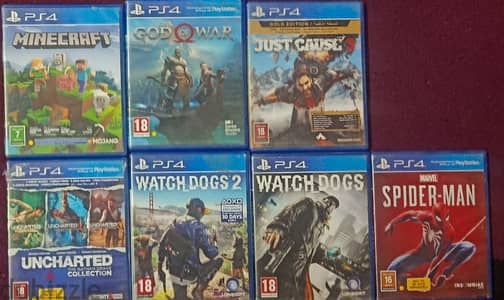 العاب بلايستيشن ٤ مستعمله PS4