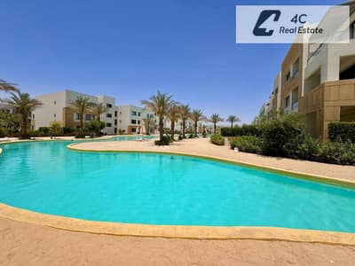 لسرعه البيع  شاليه ريسيل بجاردن تشطيب كاملDirect Lagoon View في أزها الساحل الشمالي راس الحكمه -بتقسيمه مميزة جاهز للمعاينه